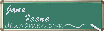 Jane Heene Visitenkarte